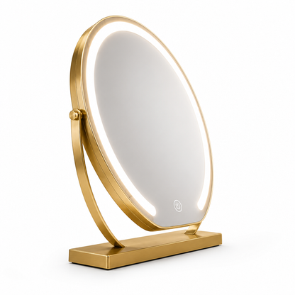 Tabletop Vanity Mirror 15x Magnification 3-Mode LED