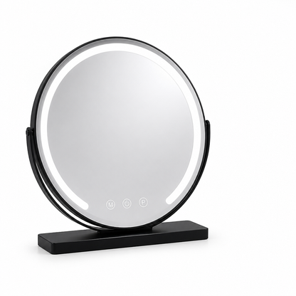 Tabletop Vanity Mirror 15x Magnification 3-Mode LED