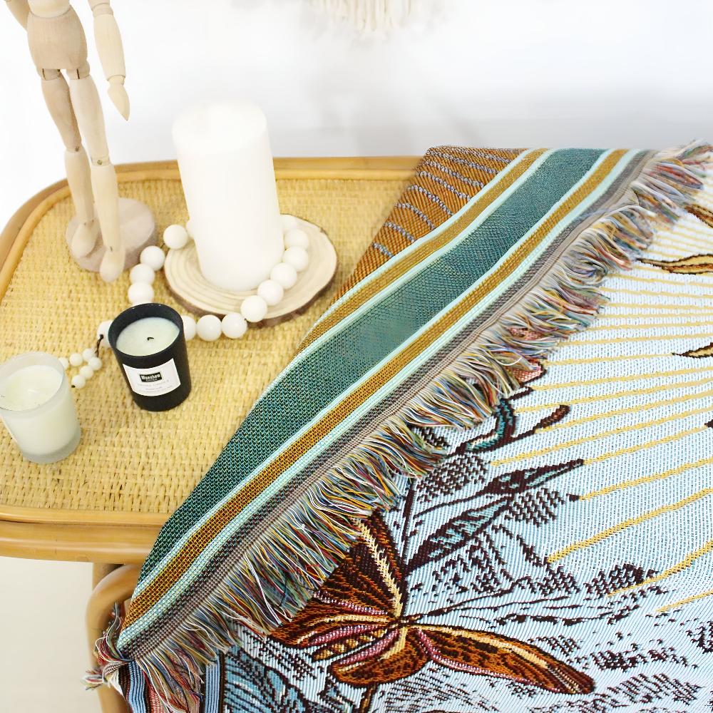 Tapestry Blanket Sun Tarot Soft Microfiber 51 x 63