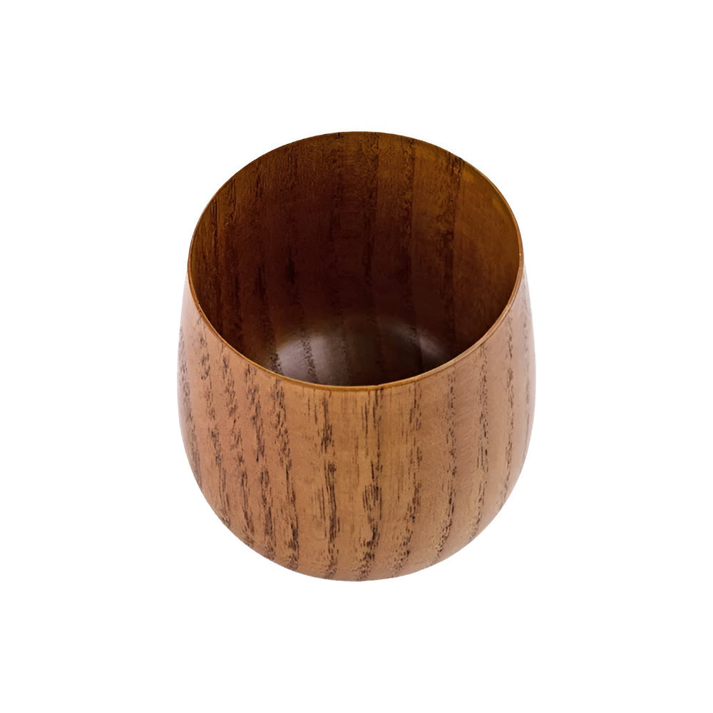 Tea Cup Handcrafted Solid Wood Smooth Finish
