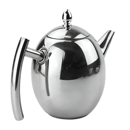 Teapot Stainless Steel Integrated Strainer 33 Oz Capacity