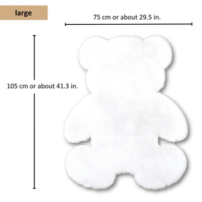 Teddy Bear Rug Plush Microfiber Blend Machine Washable