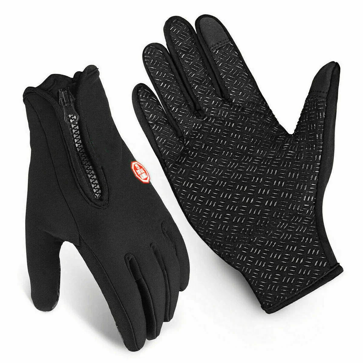 Thermal Gloves Fleece-Lined Touchscreen-Compatible Nonslip Grip