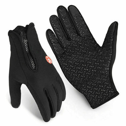 Thermal Gloves Fleece-Lined Touchscreen-Compatible Nonslip Grip