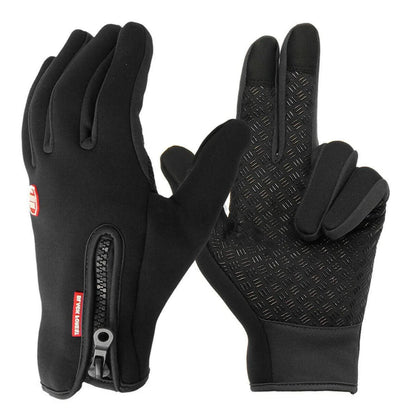 Thermal Gloves Fleece-Lined Touchscreen-Compatible Nonslip Grip