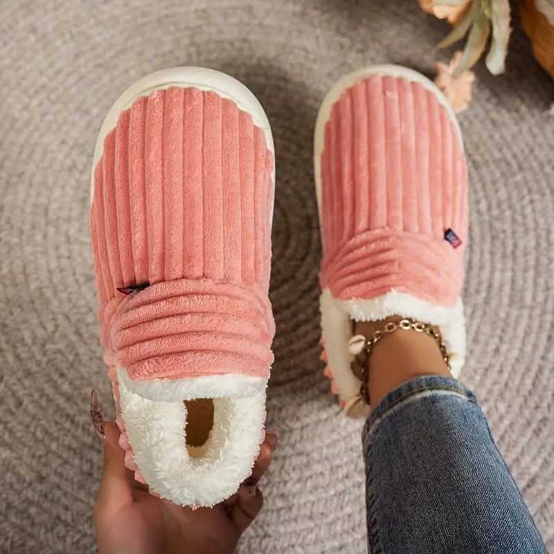 Thermal Slippers Fleece-Lined Supportive Lightweight
