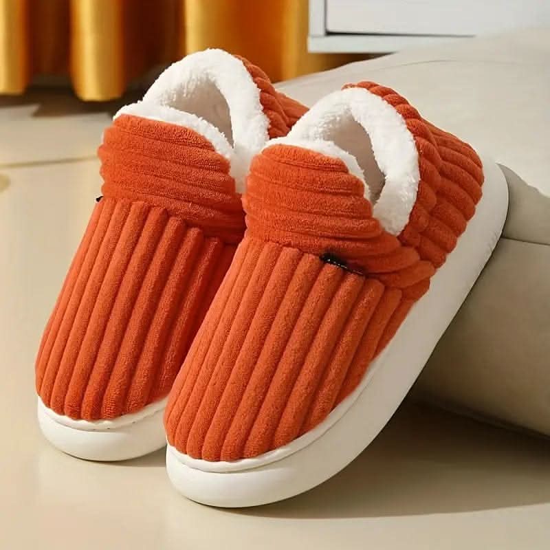 Thermal Slippers Fleece-Lined Supportive Lightweight