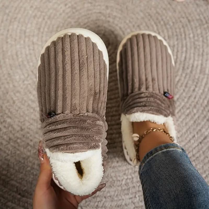 Thermal Slippers Fleece-Lined Supportive Lightweight
