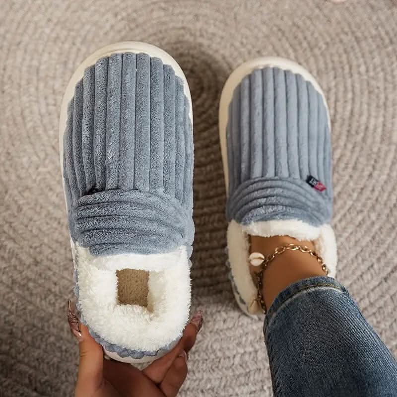 Thermal Slippers Fleece-Lined Supportive Lightweight