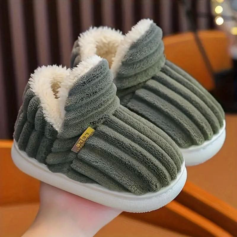 Thermal Slippers Fleece-Lined Supportive Lightweight