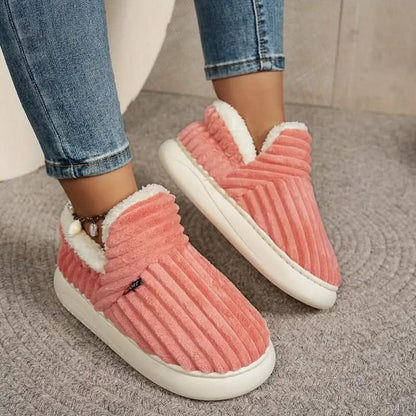 Thermal Slippers Fleece-Lined Supportive Lightweight