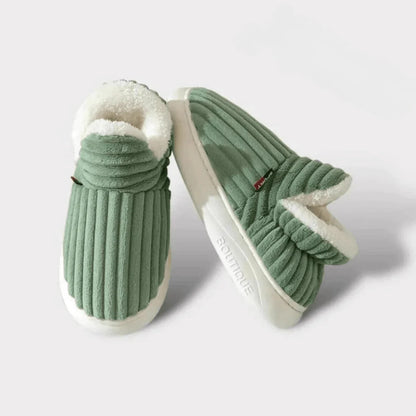 Thermal Slippers Fleece-Lined Supportive Lightweight