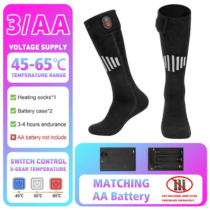 Thermal Socks Breathable Cotton Heat-Retaining Machine-Washable