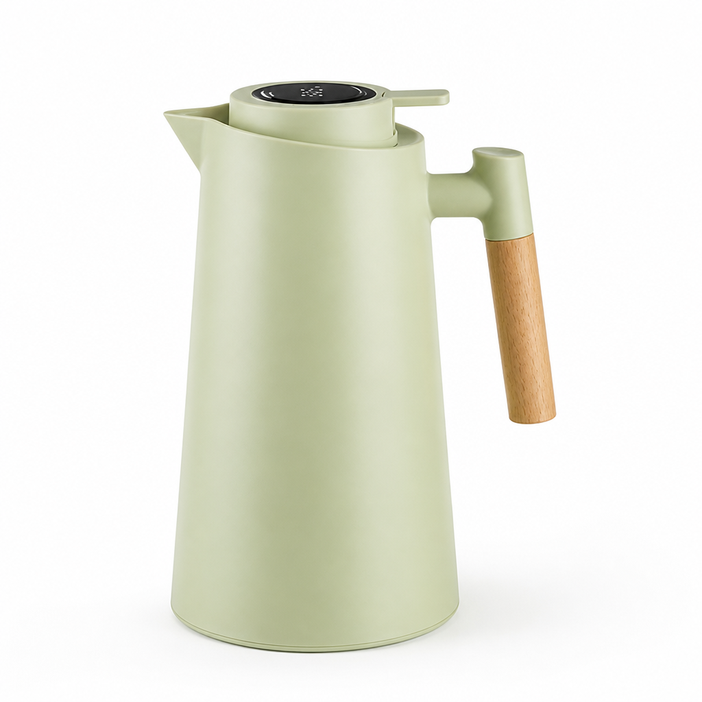 Thermos Flask LED Temperature Display Double-Wall Stainless Steel 1L