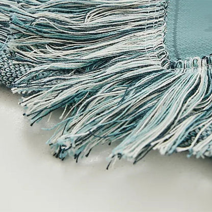 Throw Blanket 100% Cotton Geometric Jacquard Machine Washable