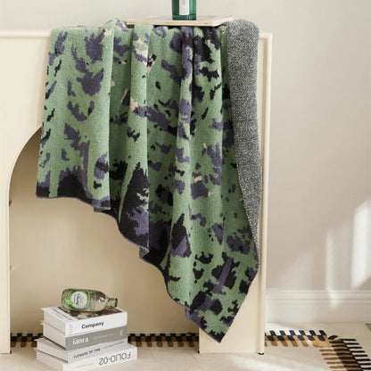 Throw Blanket Half-Velvet Microfiber Machine Washable