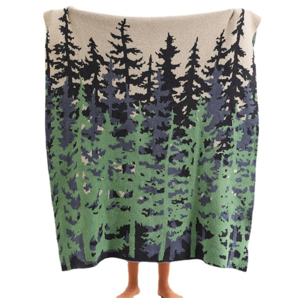 Throw Blanket Half-Velvet Microfiber Machine Washable