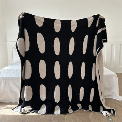 Throw Blanket Lightweight Reversible Velvet Nap Machine Washable