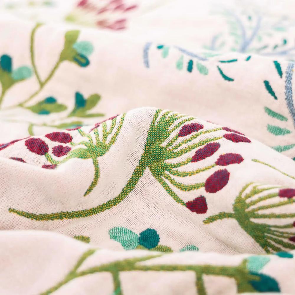Throw Blanket Organic Cotton 4-Layer Gauze Oversized