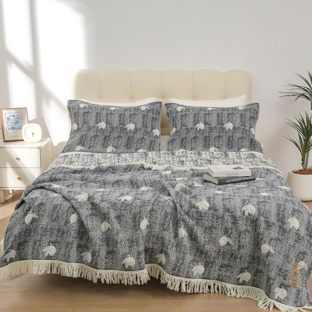 Throw Blanket Oversized 100% Cotton Boho Woven