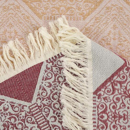 Throw Blanket Oversized 100% Cotton Boho Woven