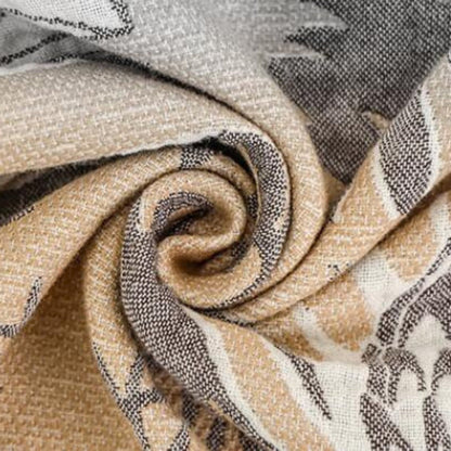 Throw Blanket Oversized 100% Cotton Boho Woven