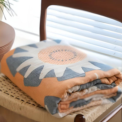 Throw Blanket Pure Cotton Lightweight & Breathable