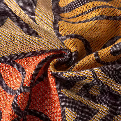 Throw Blanket Reversible 100% Cotton Tassel Fringe