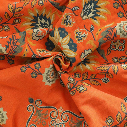 Throw Blanket Reversible Floral Cotton Gauze