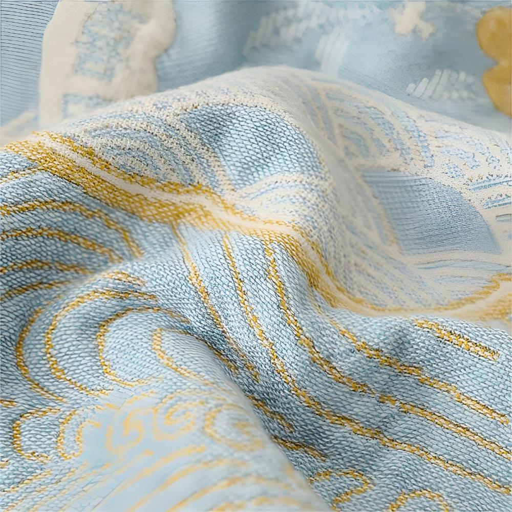 Throw Blanket Reversible Hypoallergenic Cotton Blend