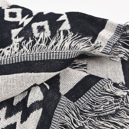 Throw Blanket Reversible Microfiber Blend Machine Washable