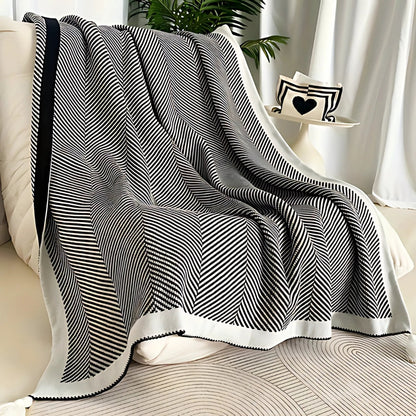 Throw Blanket Ultra-Soft Acrylic Lightweight & Machine Washable