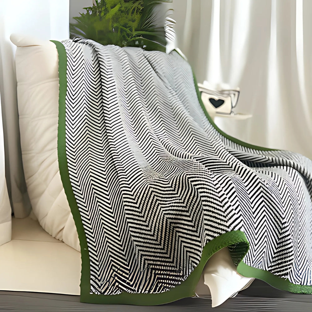 Throw Blanket Ultra-Soft Acrylic Lightweight & Machine Washable