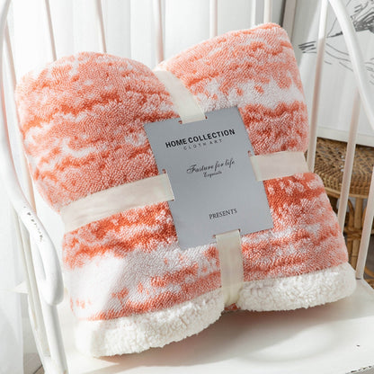 Throw Blanket Velvet & Sherpa Double-Sided Machine Washable