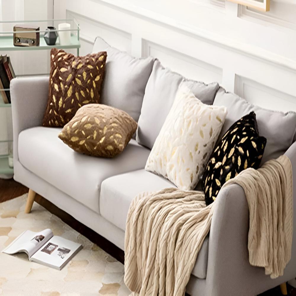 Throw Pillow Cover Silky Bamboo Rayon 17 x 17