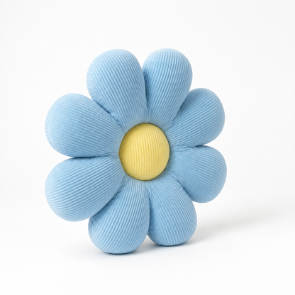 Throw Pillow Flower-Shaped Pastel Plush & Shape-Retaining