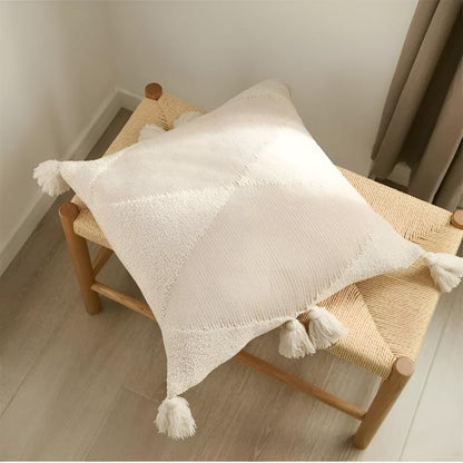 Throw Pillow Nordic Tassel Soft Microfiber Machine Washable