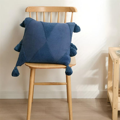 Throw Pillow Nordic Tassel Soft Microfiber Machine Washable