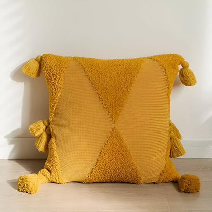 Throw Pillow Nordic Tassel Soft Microfiber Machine Washable