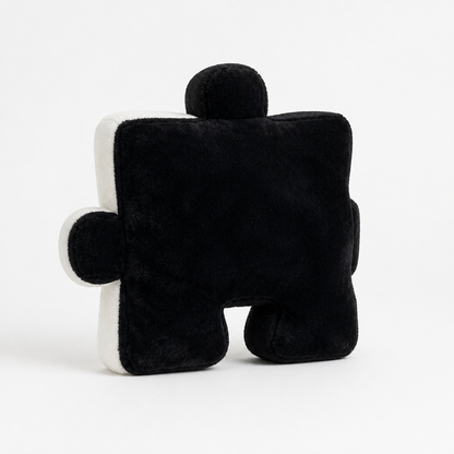 Throw Pillow Puzzle-Shaped Plush Extra-Thick Filling