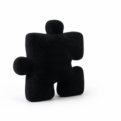 Throw Pillow Puzzle-Shaped Plush Extra-Thick Filling