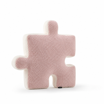 Throw Pillow Puzzle-Shaped Plush Extra-Thick Filling