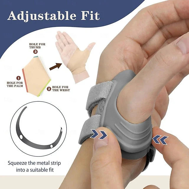 Thumb Brace Splint Adjustable Low-Profile Fabric Support