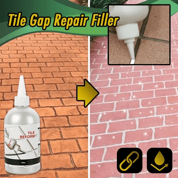Tile Grout Repair Gel Waterproof Mold-Resistant Precision Nozzle
