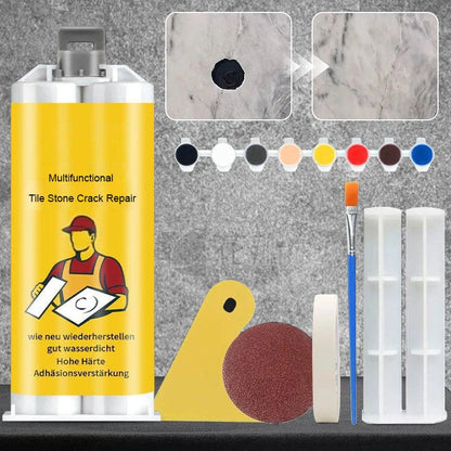 Tile & Stone Repair Kit Color-Matching 6 Pigments