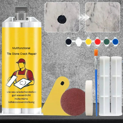 Tile & Stone Repair Kit Color-Matching 6 Pigments