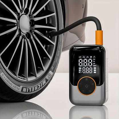 Tire Inflator Cordless Rechargeable Digital Pressure Gauge & LED Light