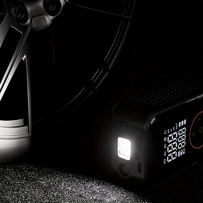 Tire Inflator Cordless Rechargeable Digital Pressure Gauge & LED Light