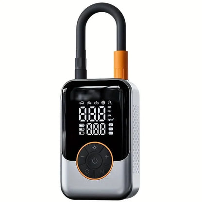 Tire Inflator Cordless Rechargeable Digital Pressure Gauge & LED Light