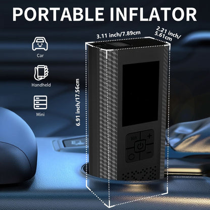 Tire Inflator Cordless USB Rechargeable 150 PSI Digital Display